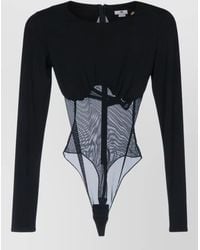 Elisabetta Franchi - Sheer Tank Top - Lyst