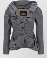 Vivienne Westwood - Kendall Blazer Belted Waist Ruffled Collar - Lyst