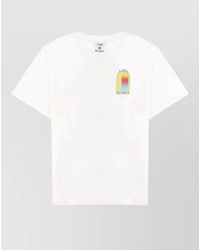 CASABLANCA - Graphic Print Crew Neck Short Sleeve Shirt - Lyst