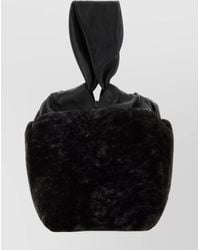 Jil Sander - Shearling Clutch Bag - Lyst