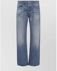 Valentino - Denim Straight-Leg Jeans - Lyst
