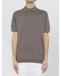 John Smedley - Adrian Sea Island Cotton Polo Shirt - Lyst