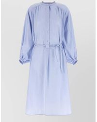 Loulou de Saison - Cotton Midi Shirt Dress - Lyst