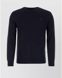Polo Ralph Lauren - Cotton Slim-Fit Ribbed Crewneck Sweater - Lyst