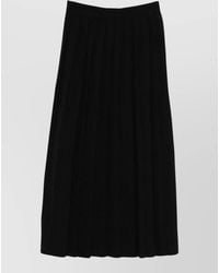Lisa Yang - Cashmere High-Rise Pleated Midi Skirt - Lyst