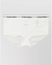 Calvin Klein - Cotton Modal Low-Rise Boyshort Briefs - Lyst