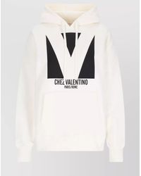 Valentino - Cotton Hoodie - Lyst