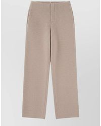 Max Mara - Cashmere And Virgin Wool Fleece Pants - Lyst
