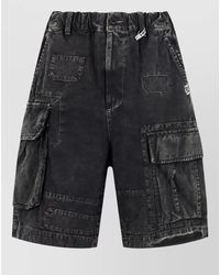 Maison Mihara Yasuhiro - Denim Cargo Shorts - Lyst