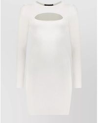 DSquared² - Knit Mini-Dress Cut-Out Detail - Lyst