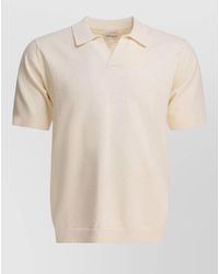 Norse Projects - Leif Knitted Polo Shirt Short Sleeves - Lyst