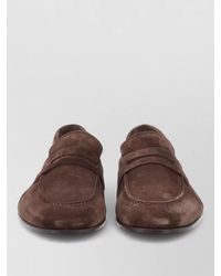 Premiata - Loafers Almond Toe Penny Strap Suede - Lyst