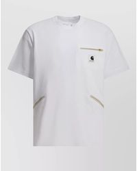 Sacai - Carhartt Wip Crew Neck Zip Pocket T-Shirt - Lyst