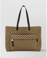 Gucci - Large Gg Shopping Tote Bag - Lyst