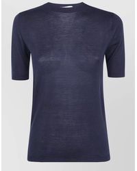 Max Mara - Mxm Aceti Crew Neck Lightweight Short Sleeve Sweater - Lyst