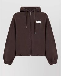 Jacquemus - Cotton Zip-Up Hoodie - Lyst