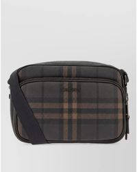 Burberry - Printed Canvas Crossbody Bag - Lyst