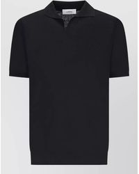 Lardini - Linen Polo Shirt - Lyst