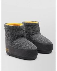 Moon Boot - Ankle Length Knit Texture Boots - Lyst