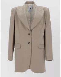 PT Torino - Victoria Wool Single Breasted Jacket - Lyst