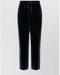 Pierre Louis Mascia - Wide Leg Velvet Trousers Side Pockets - Lyst
