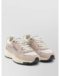 Autry - Suede Mesh Low-Top Sneakers - Lyst