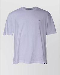 Balenciaga - Cotton Logo-Embroidered Crew-Neck Short-Sleeve T-Shirt - Lyst