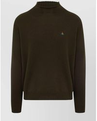Vivienne Westwood - Virgin Wool High Neck Long-Sleeve Jumper - Lyst
