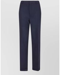 Polo Ralph Lauren - Straight Leg Trousers Belt Loops Buttoned Pockets - Lyst