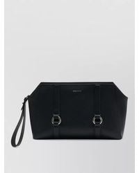 McQueen - New Farringdon Leather Shoulder Bag Clutch - Lyst