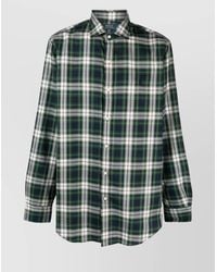 Polo Ralph Lauren - Collared Plaid Shirt With Chest Pocket - Lyst