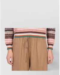 Ballantyne - Ribbed Crewneck Jumper - Lyst