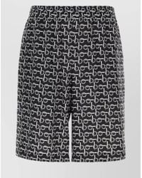 Burberry - Silk Printed Relaxed-Fit Bermuda Shorts - Lyst