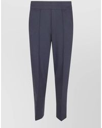 Herno - Cashmere Cotton Regular-Fit Straight-Leg Trousers - Lyst
