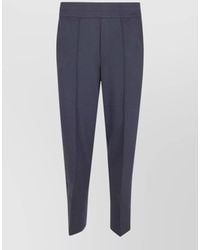 Herno - Cashmere Cotton Regular-Fit Straight-Leg Trousers - Lyst