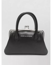 Comme des Garçons - Leather Mini Bag Structured Shape Top Handle - Lyst