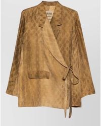Uma Wang - Floral-Print Fitted Jacket - Lyst