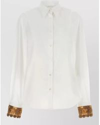 Dries Van Noten - Cotton Embellished Shirt - Lyst