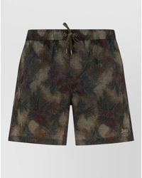 Herno - Floral-Print Swim Shorts - Lyst
