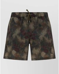 Herno - Tropical Floral Ripstop Nylon Swim Shorts - Lyst