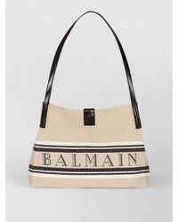 Balmain - Release Small Canvas Shoulder Bag - Lyst