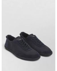 Giorgio Armani - Calf Leather Low-Top Sneakers - Lyst