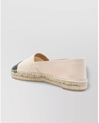 Castañer - Raffia Sole Espadrilles Contrasting Toecap - Lyst