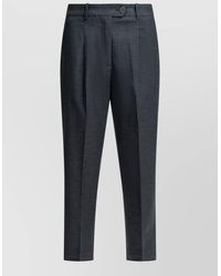Circolo 1901 - Tailored Trousers Straight Leg Belt Loops - Lyst