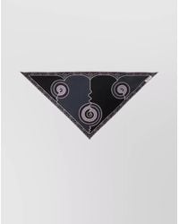 PUCCI - Silk Astro Print Triangle Scarf - Lyst