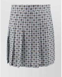 Max Mara - Pleated A-Line Skirt High Waist - Lyst