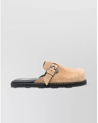 Moschino - Suede Mules - Lyst