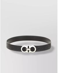 Ferragamo - Reversible Leather Belt Adjustable Length - Lyst