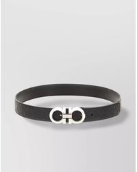 Ferragamo - Reversible Leather Belt Adjustable Length - Lyst