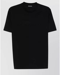 Emporio Armani - Cotton Logo-Print Short-Sleeve T-Shirt - Lyst